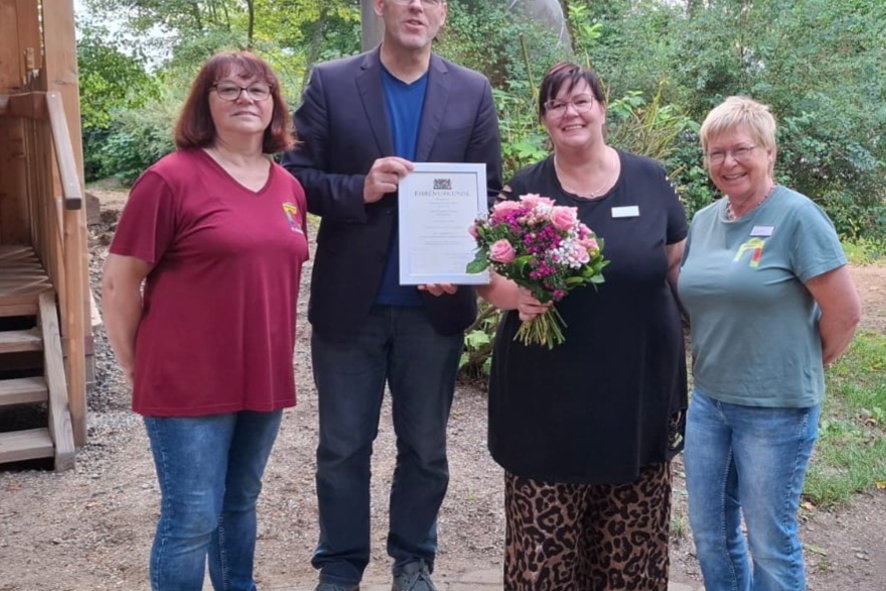 v.l.n.r. Kornelia Diadowitz, Heiko Fritzsch, Daniela Hartauer, Susanne Erl